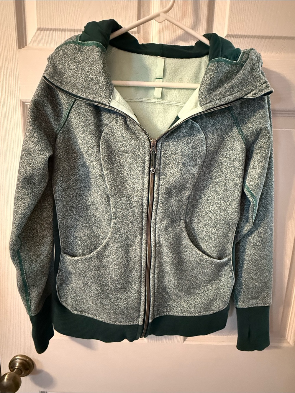 lululemon athletica Green Full-Zip Scuba